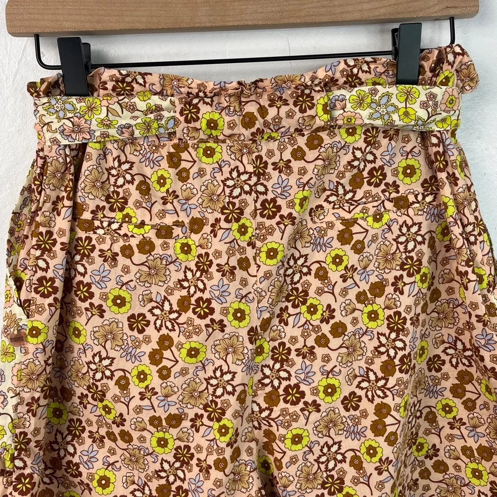 Scotch & Soda Organic Cotton Floral Print Waist Tie Shorts Sz XS - Picture 6 of 10